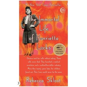 The Immortal Life Of Henrietta Lacks By Rebecca Skloot Paperback Book